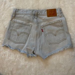 Levi’s light wash shorts